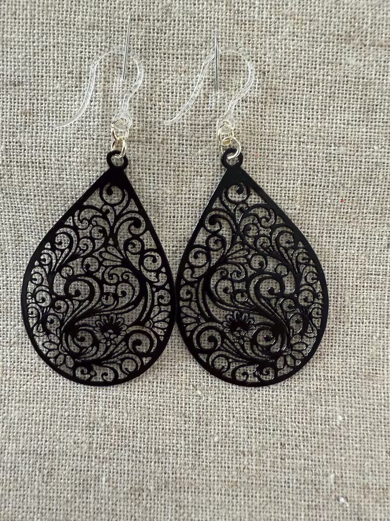 Plastic Post Earrings - Hypoallergenic & Lightweight